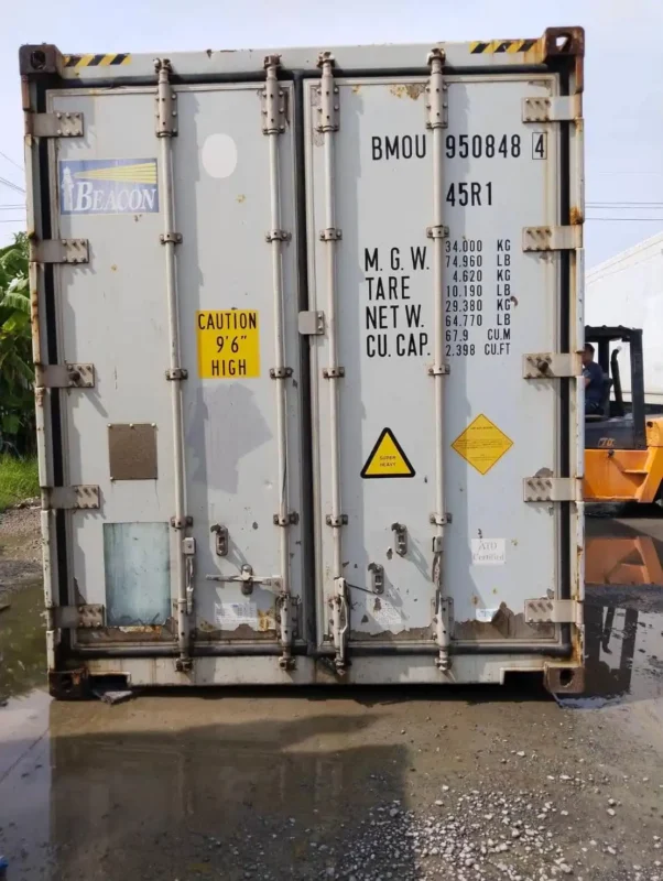 container lạnh cu 20 ft